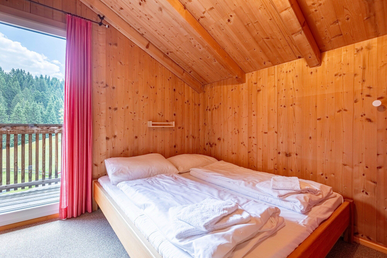 Bedroom 3, Chalet in Dachstein West With Shared Pool, Hallein