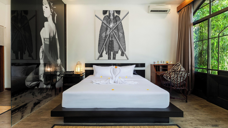 Bedroom 2, NicoNico Mansion by Villa Finder, Badung