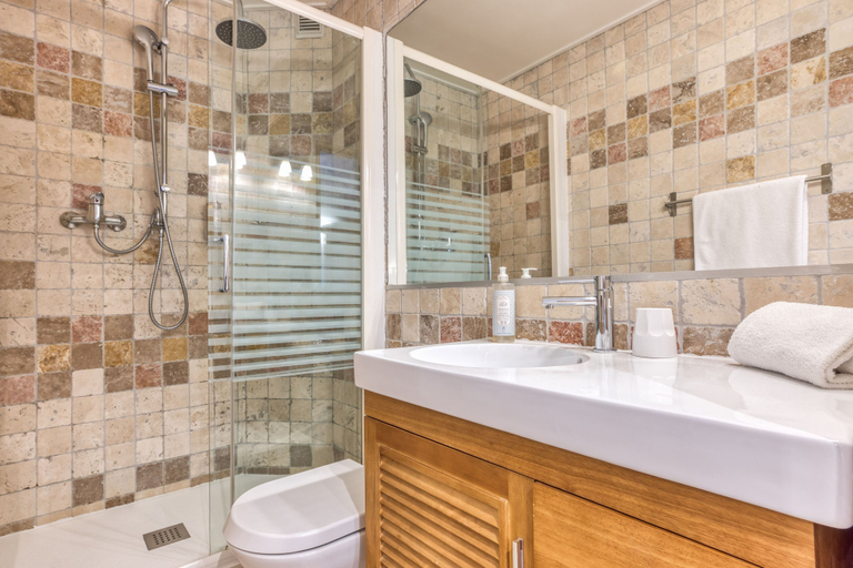 Bathroom 3, Hôtel Lyret, Haute-Savoie