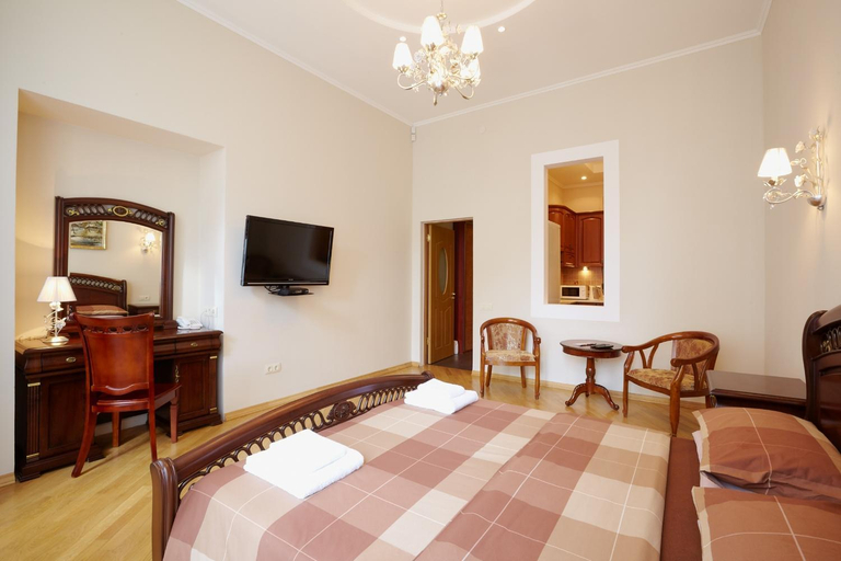 Bedroom 2, ASAO-Apartments walking center zone, L'vivs'ka