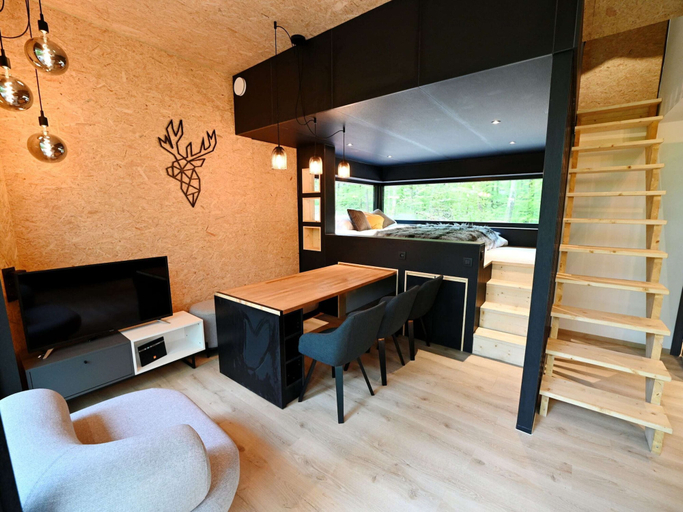 Primary image, Lodge in Oignies Forest With Eco Design, Namur