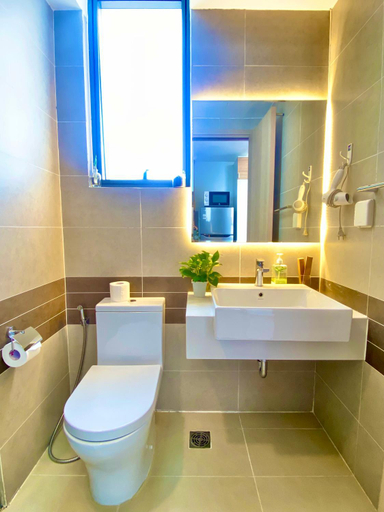 Bathroom, Studio City View High floor, District 4