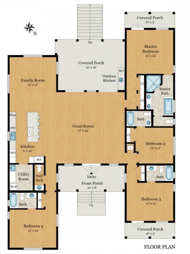 Room 2, Aquaria House by Brightwild Pool Boat Dock, Monroe