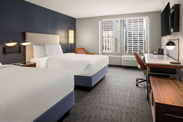 Bedroom 4, Courtyard by Marriott Chicago Downtown River North, Cook