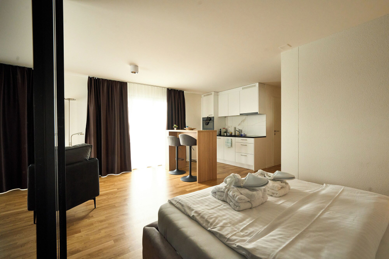 Bedroom 3, Airport Apartments Zürich, Bülach