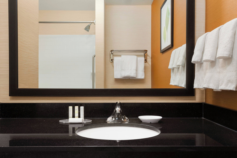 Bathroom, Fairfield Inn & Suites by Marriott Weirton, Brooke