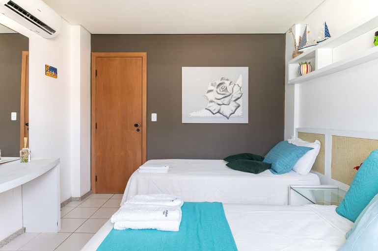 Bedroom 2, Suite Familia By Marulhos Suite Resort Flat, Ipojuca