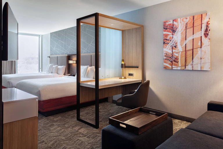 Bedroom 2, SpringHill Suites by Marriott Orlando at Millenia, Orange