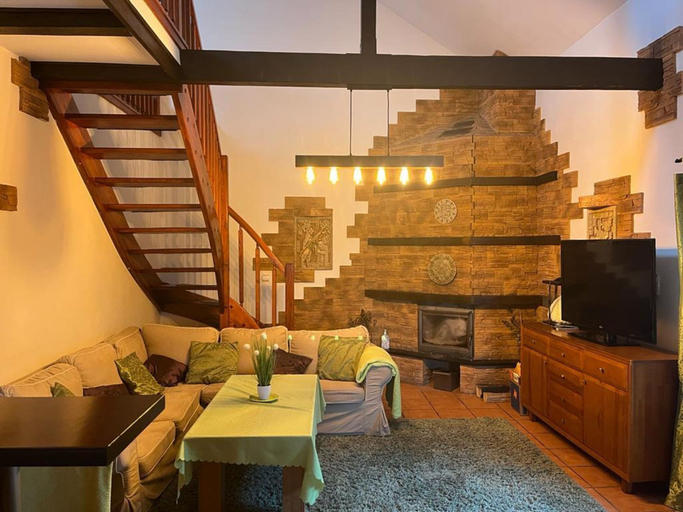 Living room, Comfortable Holiday Home With Garden, by the Lake, Koszalin