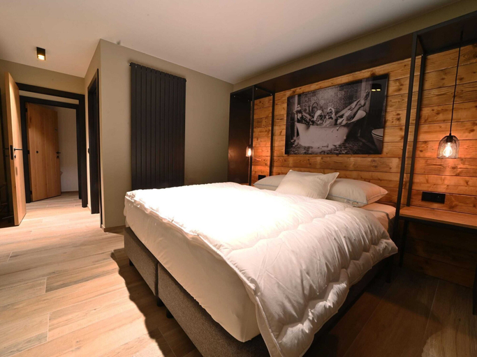 Bedroom 2, Luxury Home in Durbuy With Valley View & Pool, Namur