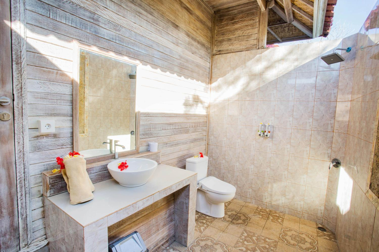 Bathroom 3, Lotus Garden Huts, Klungkung