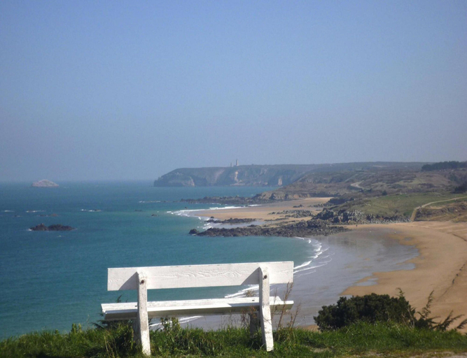 View from property 3, House in Val-Andre near Sandy Beach, Côtes-d'Armor