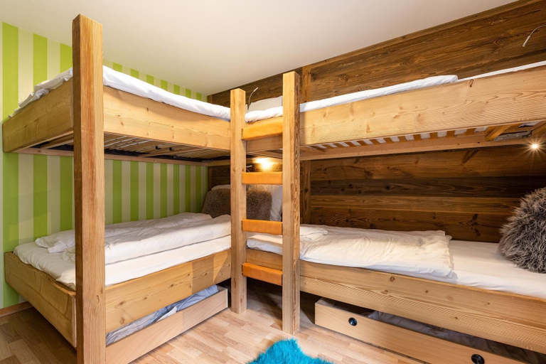 Bedroom 3, App Les Rocailles 9 Family Retreat With Sauna, Martigny