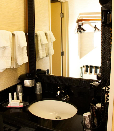 Bathroom, Spark by Hilton Springfield Southwest, Sangamon