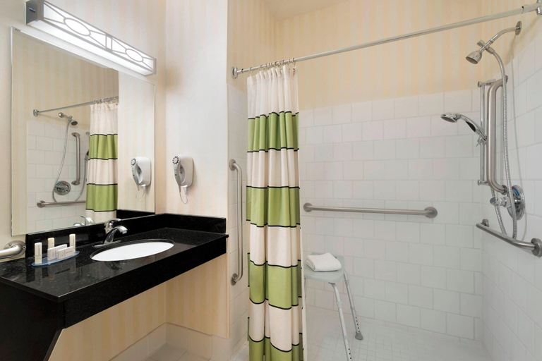 Bathroom 5, Fairfield Inn & Suites by Marriott Champaign, Champaign