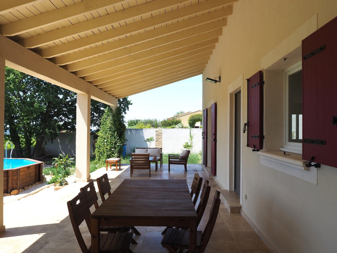 Balcony, Holiday Home Near Pont du Gard & Vineyards, Gard