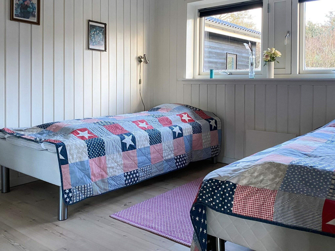 Bedroom 2, 4 Star Holiday Home in Spottrup, Skive