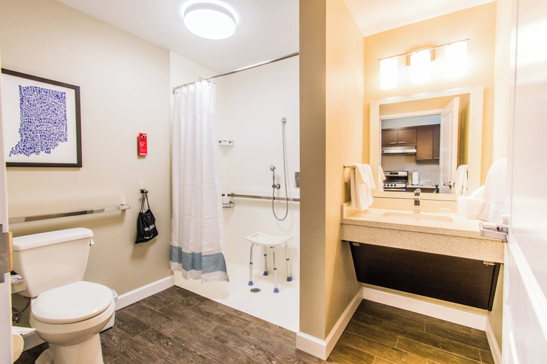Bathroom 4, Towneplace Suites by Marriott Evansville Newburgh, Warrick
