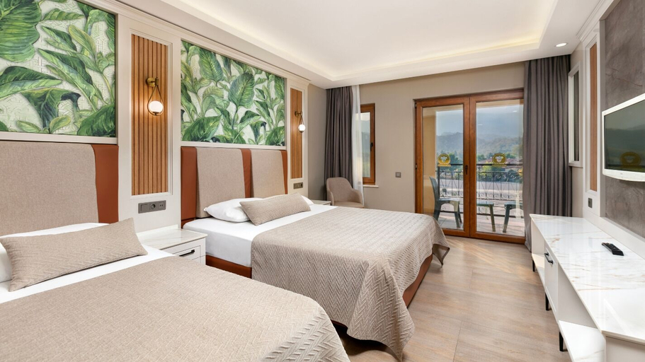 Bedroom 4, Club Hotel Phaselis Rose - All Inclusive, Kemer