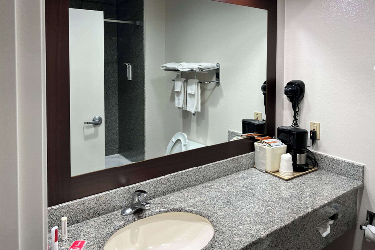 Bathroom 4, Econo Lodge Beaumont I-10 South, Jefferson