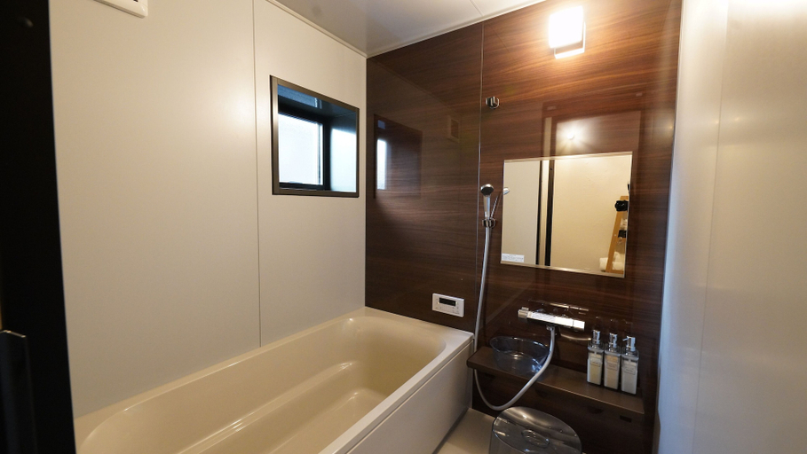 Bathroom 4, FR1 Kominka hotel Fukunokura, Nishiaizu