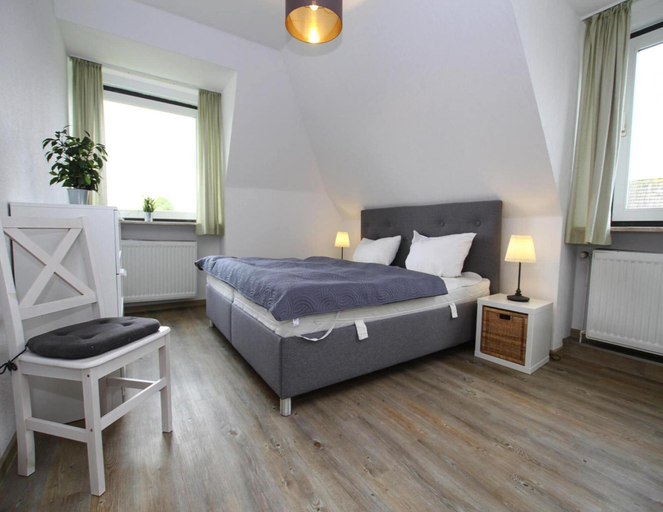 Bedroom, Ferienwohnung, Tating, Nordfriesland