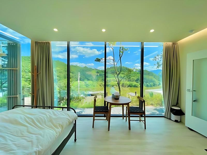 Bedroom, Cheongdo Lago Pool Villa, Gyeongsan