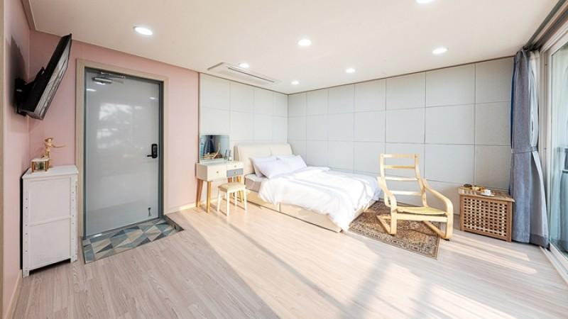 Bedroom, Taean Shell Beach Pension, Taean