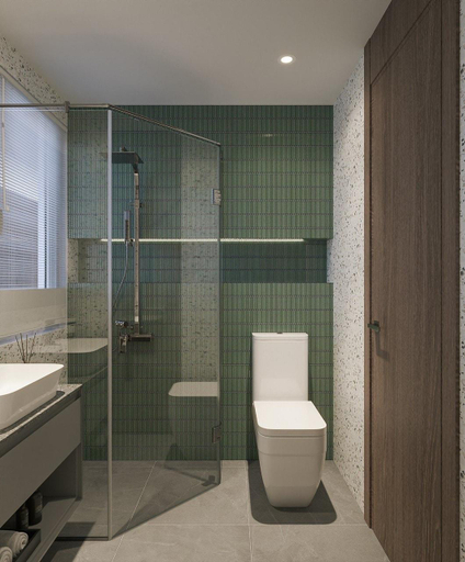 Bathroom, Biệt Thự 3 Phòng Ngủ Giáp Biển Florida Phan Thiet, Phan Thiết
