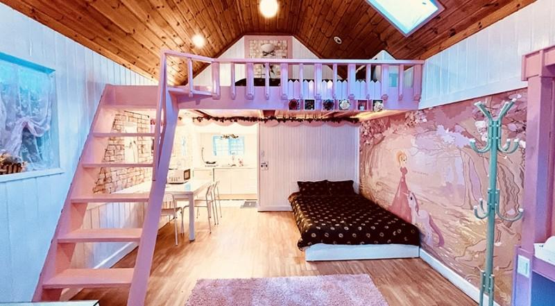 Bedroom, Pyeongchang Fairy Tale Story Pension, Pyeongchang