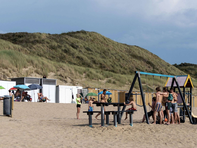 View from property 5, Nice Chalet With air Conditioning, on a Holiday Park, 1 km. From the Beach, Veere