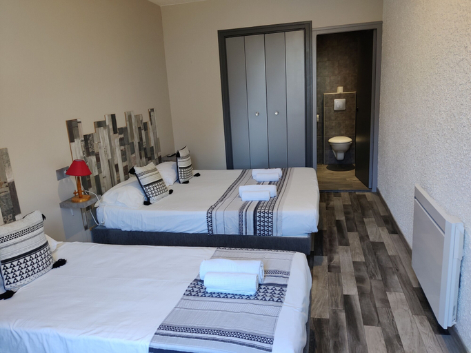 Bedroom 5, Hôtel Restaurant LES VOYAGEURS, Ardèche