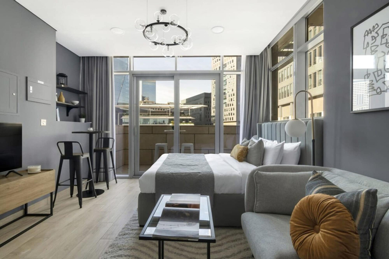 Bedroom 4, Silkhaus Comfy Studio in Difc Gym Pool Balcony, Dubai
