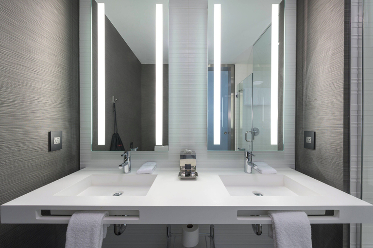 Bathroom 5, AC Hotel by Marriott Boston Cambridge, Cambridge