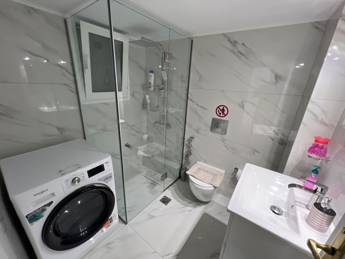 Bathroom 5, Four Seasons Apartment in Athens, Central Greece