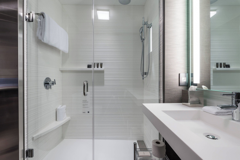 Bathroom 5, AC Hotel by Marriott Boston Cambridge, Cambridge