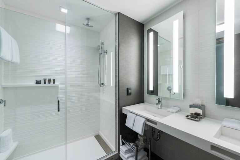 Bathroom 5, AC Hotel by Marriott Boston Cambridge, Cambridge