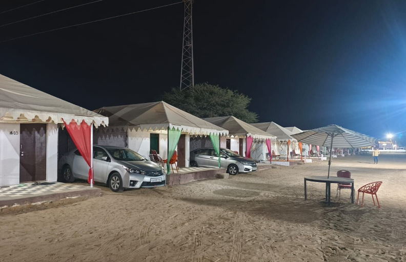 Public Area, Lucky Desert Camp, Jaisalmer
