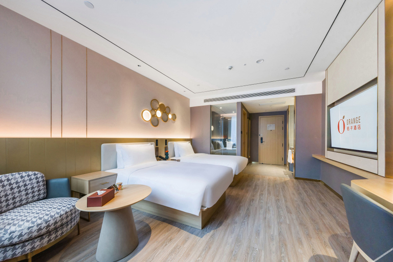 Bedroom 2, Orange Hotel Jining Wanda Plaza, Jining