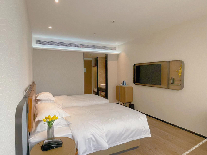 Bedroom 2, Echarm Hotel (Macheng Square Branch), Huanggang