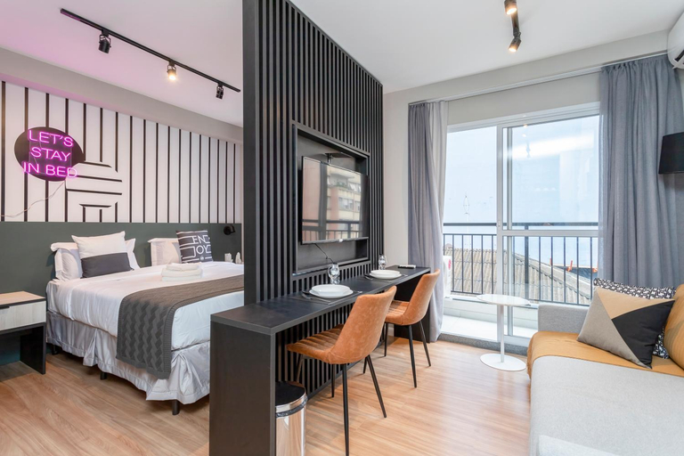 Bedroom 2, Smart Charlie Consolacao, São Paulo