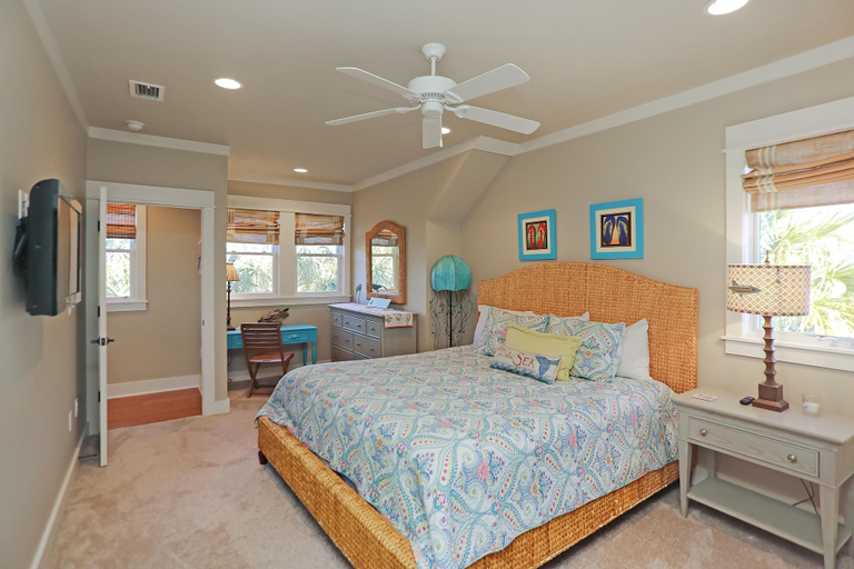 Bedroom 3, Four Winds Cottage, Gulf