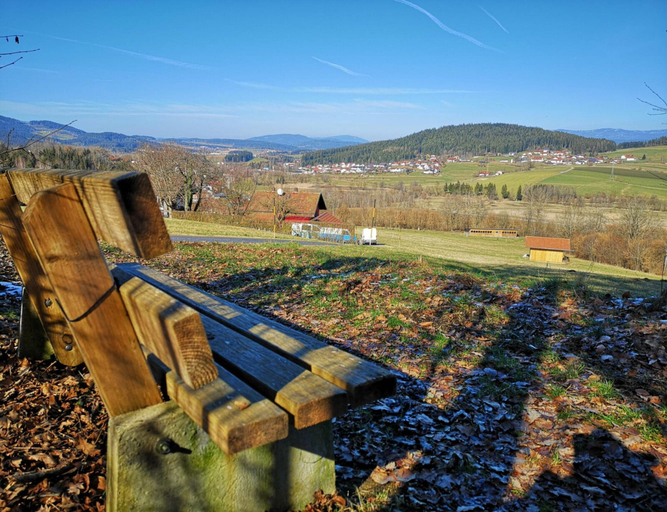 View from property 3, Cozy Apartment in Ruhmannsfelden With Swimming Pool, Regen
