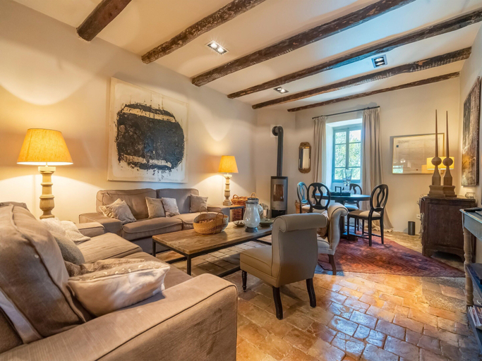 Living room, Beautiful Holiday Home With Private Pool, Ardèche