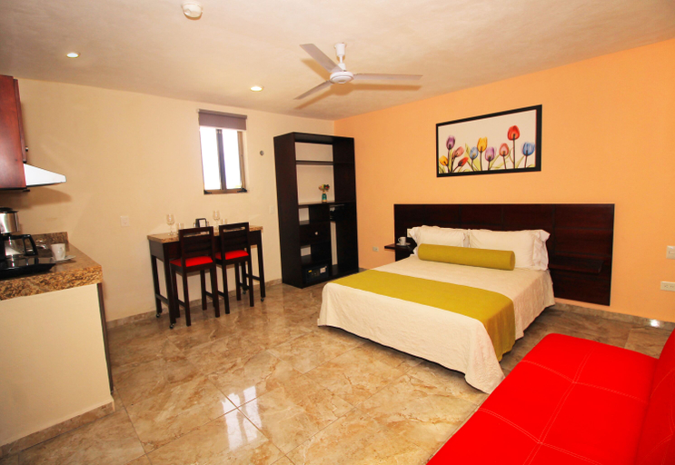 Bedroom 2, Papagayo Hotel Boutique, Cozumel