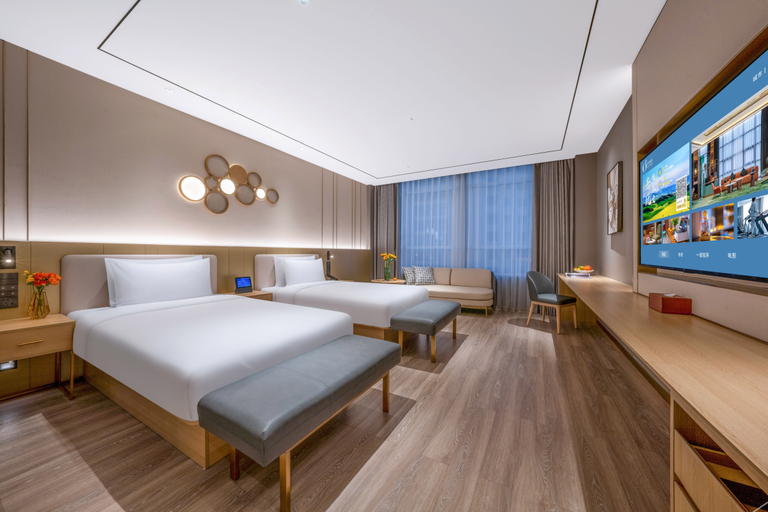 Bedroom 2, Orange Hotel Binzhou Wanda Plaza, Binzhou