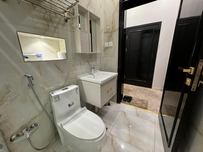 Bathroom 2, RosaBella Hotel - شقق روزابيلا الفندقية, AlUla