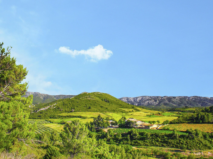 View from property 5, Classy Apartment in Villeseque-des-corbieres With Swimming Pool, Aude