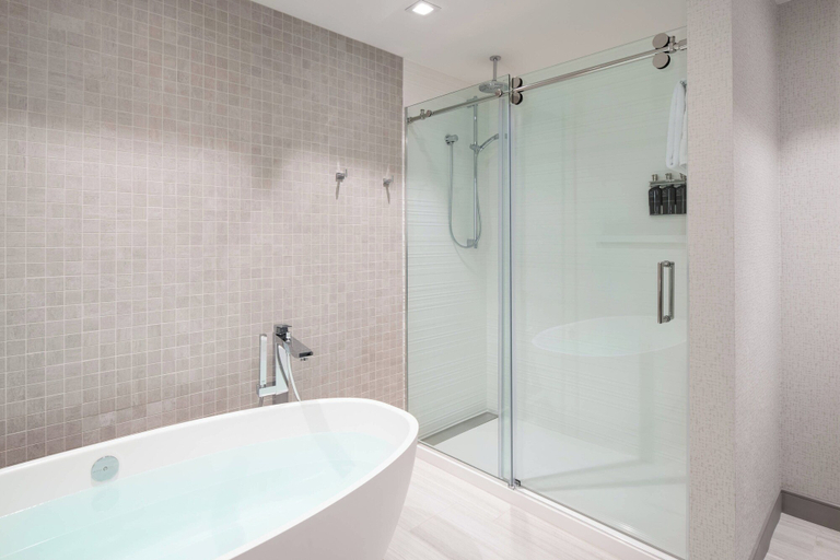 Bathroom 4, AC Hotel by Marriott Portsmouth, Rockingham