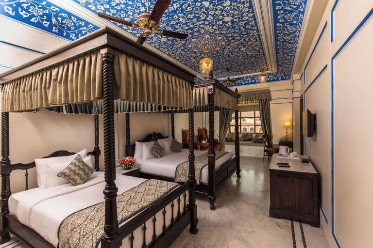 Bedroom 4, Umaid Haveli - A Heritage Style Hotel & Resort, Jaipur